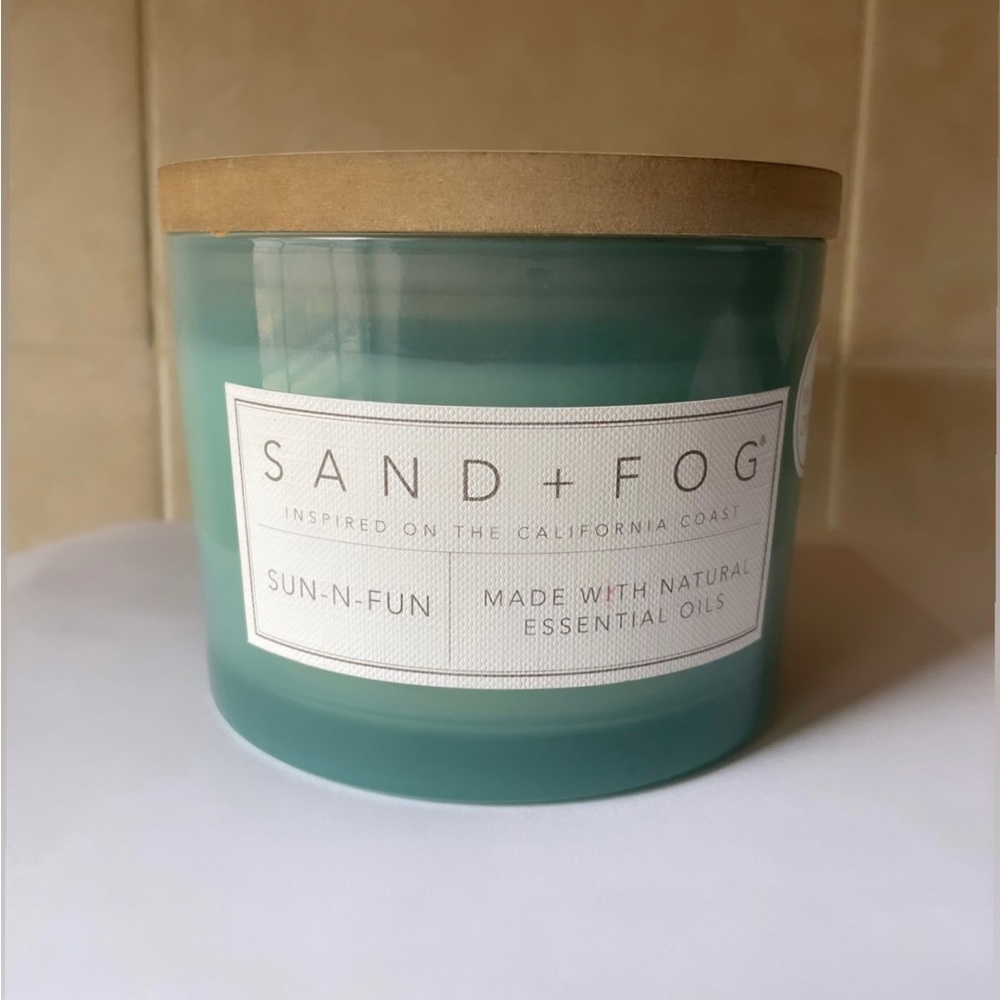 Sand And Fog 2 Wick Candle Lid Sun-N-Fun New